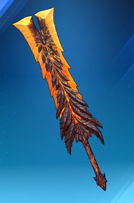 Dragonscale Broadsword weapon for Sung Jin Woo in Solo Leveling: ARISE