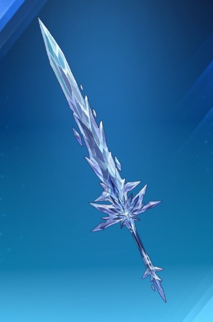 Frostbite Falchion weapon for Sung Jin Woo in Solo Leveling: ARISE