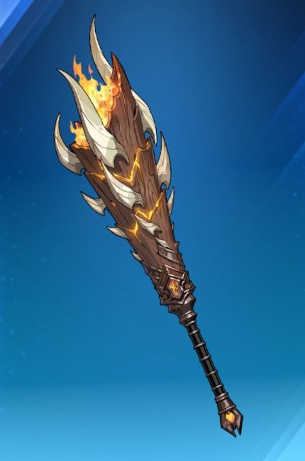 Vulcan's Rage weapon for Sung Jin Woo in Solo Leveling: ARISE